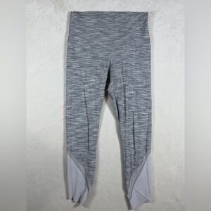 lululemon athletica Suze 4 Lulu cropped Align Gray and White Leggings